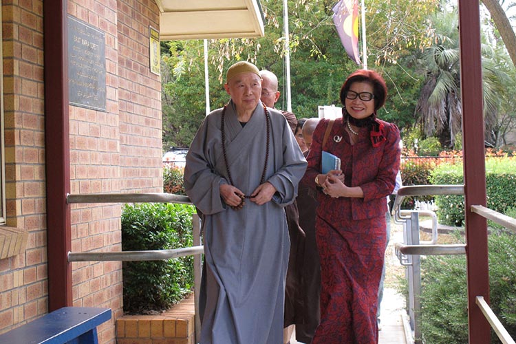 華藏衛視陳彩瓊總裁至澳洲專訪上淨下空老和尚